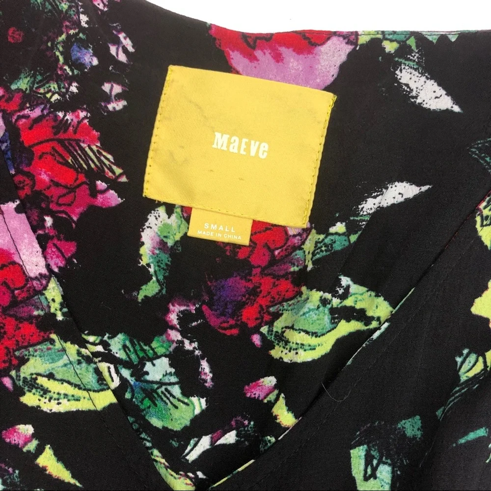 Anthropologie Maeve Petal Palette Floral Tunic Dress